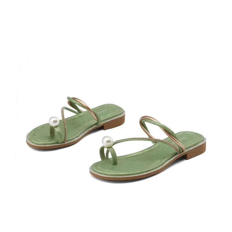 DAPHNE Flip Flops Women's Apricot-5