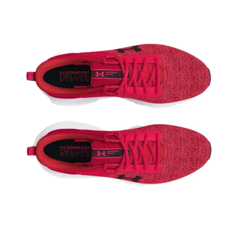 Under Armour Charged Revitalize Cushioned Slip-Resistant Breathable Low-Top Casual Running Shoes Men's Red-3