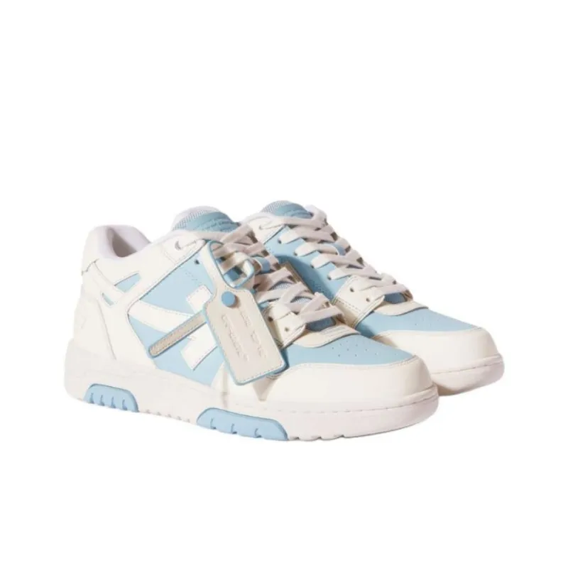 OFF WHITE Out Of Office Ooo Low Tops Light Blue White-2