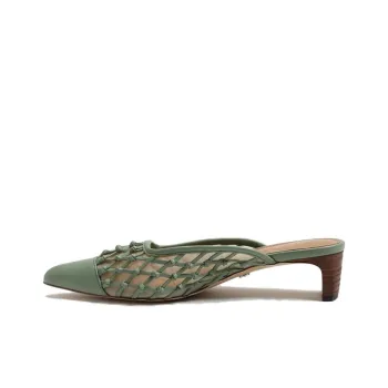 SAM EDELMAN Abrasion Resistant Closed Toe Slippers Women's Light Green