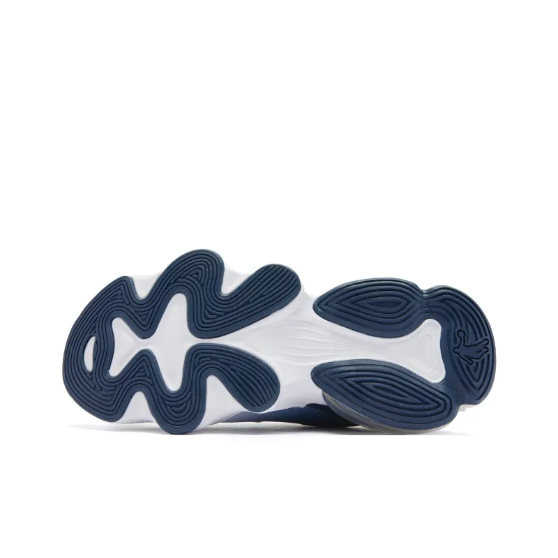 QIAODAN North Pluto 3.0 Cushioning Anti-Slip And Wear-Resistant Low-Top Running Shoes Men's Jordan White Dream Blue-4
