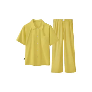 Crabsecret Pajama Set Men's Mustard Yellow