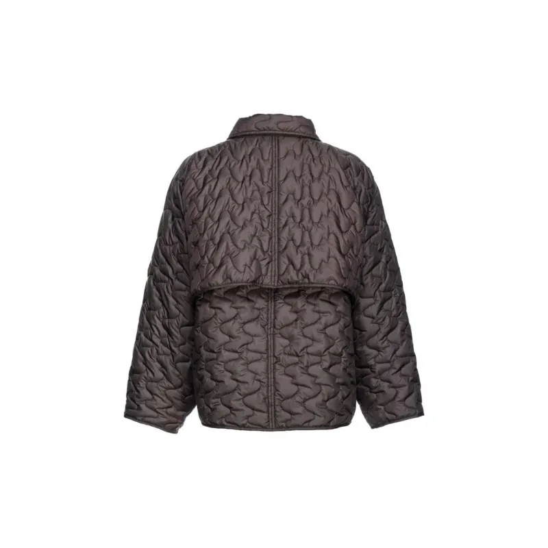 PINKO Quilted Straight Hem Jacket-1