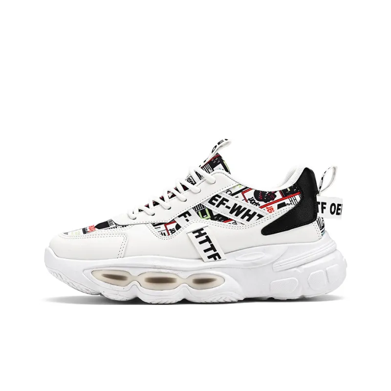 Bull Charm Cushioned Slip-Resistant Low-Top Casual Shoes Men's-3