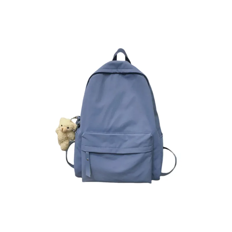 Cwatcun Polyester With Cotton Fabric Backpack Regular Unisex Red/Pink/Black/White/Blue-6
