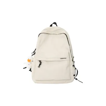 Cwatcun Nylon Backpack Regular Unisex White/Black