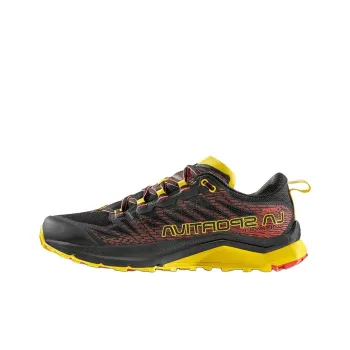 LA SPORTIVA Low-Top Running Shoes Men's Black Yellow