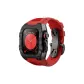 Black Case Red Strap