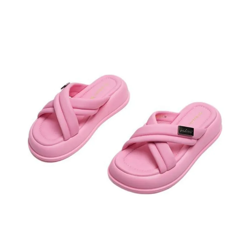 RED DRAGONFLY PU Polyurethane Slip Resistant Abrasion Resistant Slide Slippers Women's-11