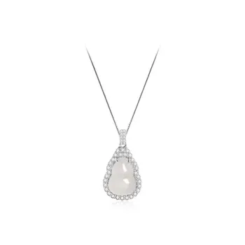 Zhongzhao Jewelry Chalcedony Necklaces Unisex