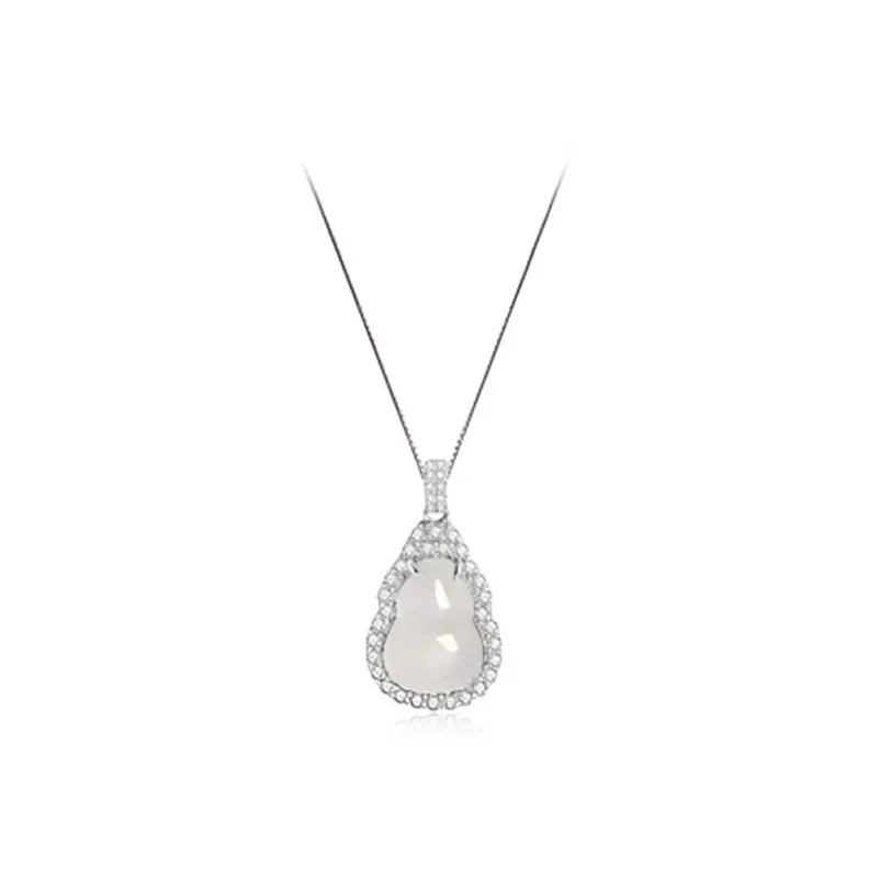 Zhongzhao Jewelry Chalcedony Necklaces Unisex-0