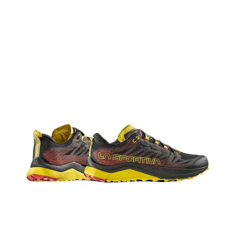 LA SPORTIVA Low-Top Running Shoes Men's Black Yellow-4