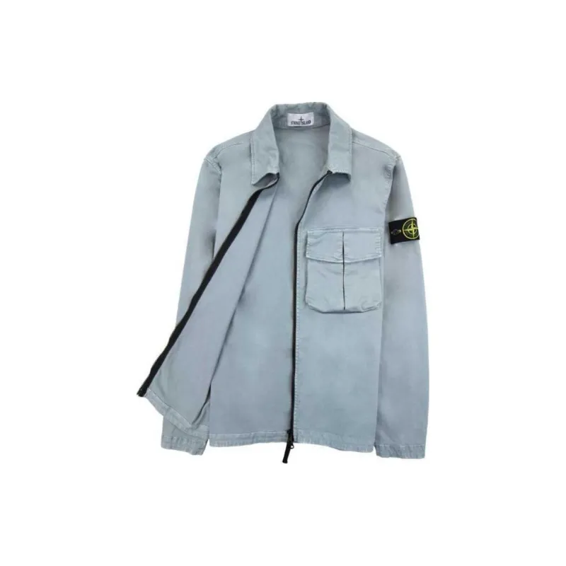 STONE ISLAND SS23 Jackets & Coats Men's Light Blue-2
