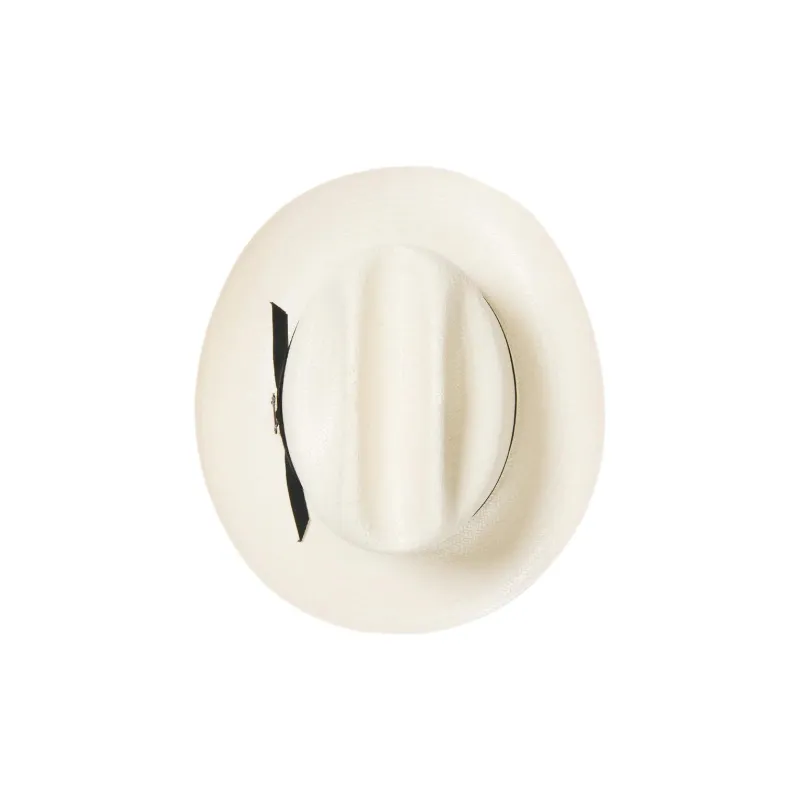 STETSON Straw Straw Sun Protection Hats Unisex White-3