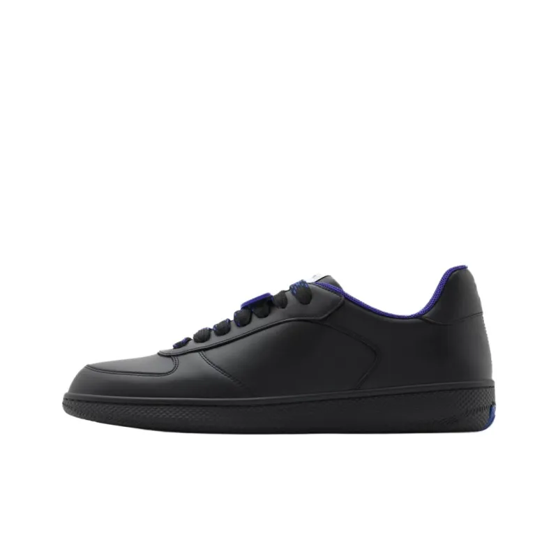 Burberry Terrace Low Top Skateboard Shoes Men's Black-0