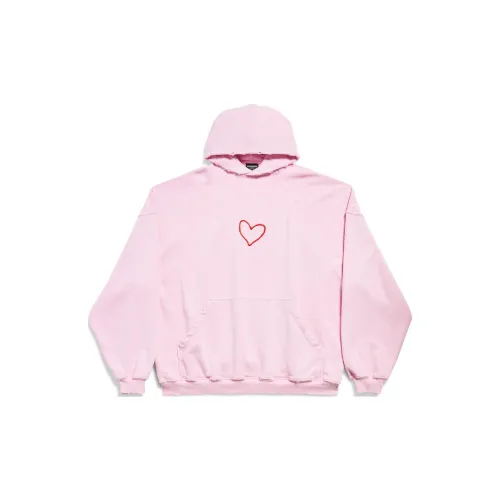 Balenciaga Chinese Valentine's Day Sweatshirts Unisex Light Pink