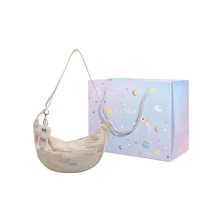 GOX Pu Shoulder Bag Women's White/Black/Yellow/Pink-20