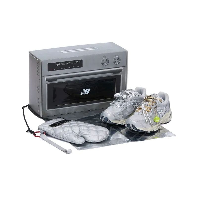 New Balance NB 725 Anti Slip Wear Resistant Low Top Casual Running Shoes Unisex Vintage Mercury 'Chaos Pack' Box-0