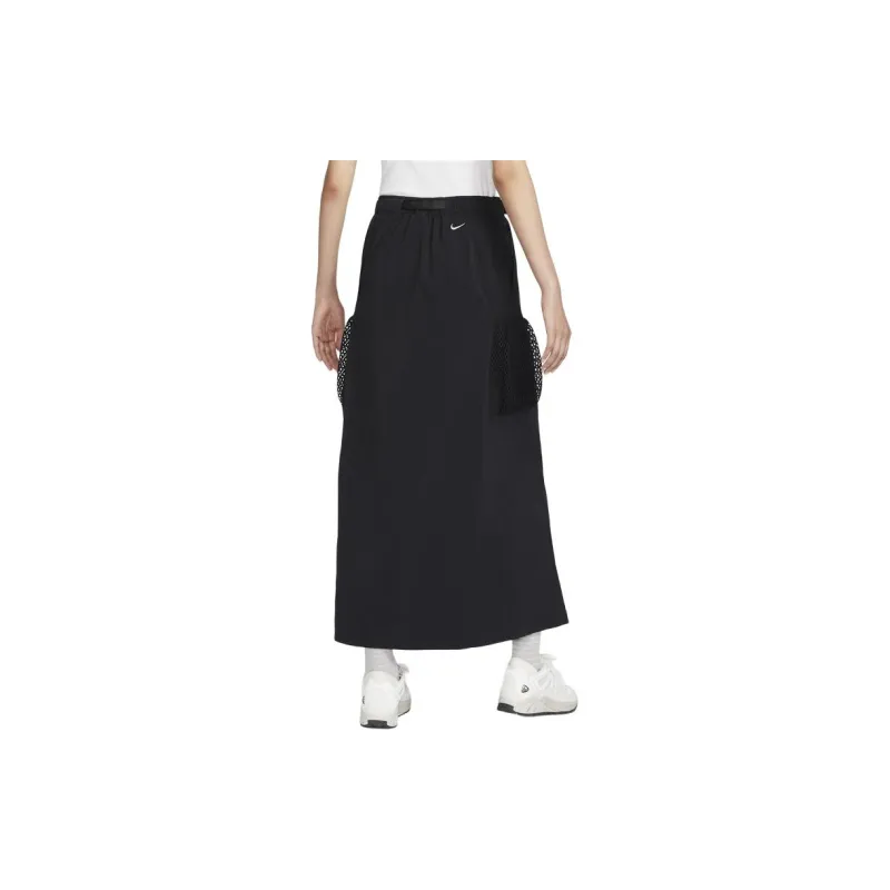 Nike SNOWGRASS Casual Long Skirt Women's Black-1