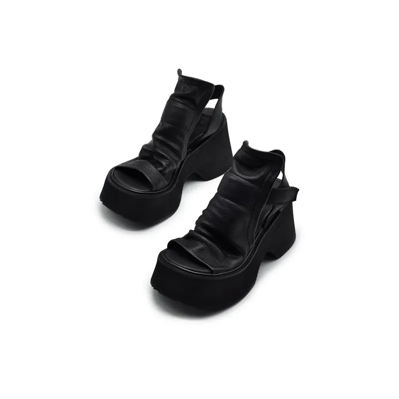 ARTMU Roman Sandals Women's Black-4