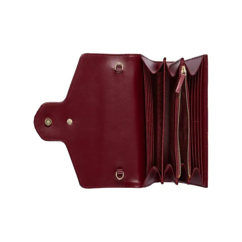 GUCCI GG Marmont Quilted Herringbone Leather Crossbody Bag Shoulder Bag Women's Red-6