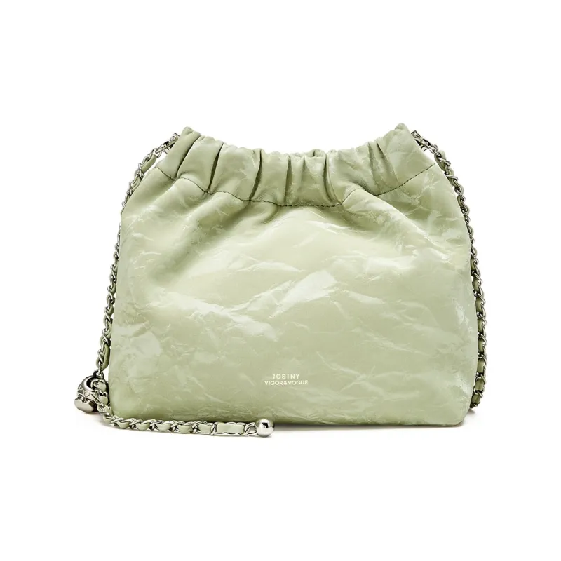 JOSINY PU/Cow Split Leather Shoulder Bag, Crossbody Bag Regular Women's Black/Ecru/Apricot/Light Green-13