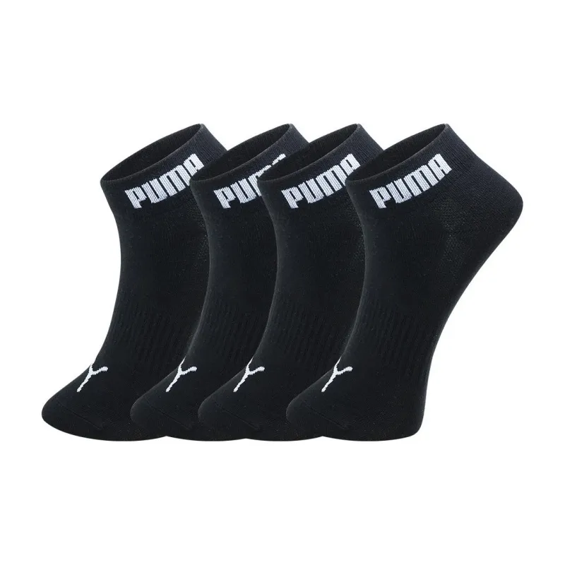 PUMA Ankle Socks Men's 4 Pack Black-0