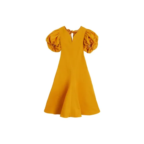 Sacai Short-Sleeved Dresses Women's Yellow