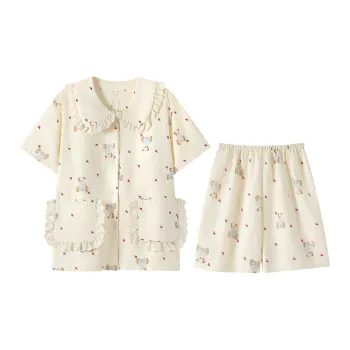 YUZHAOLIN Pajama Set Women's Apricot