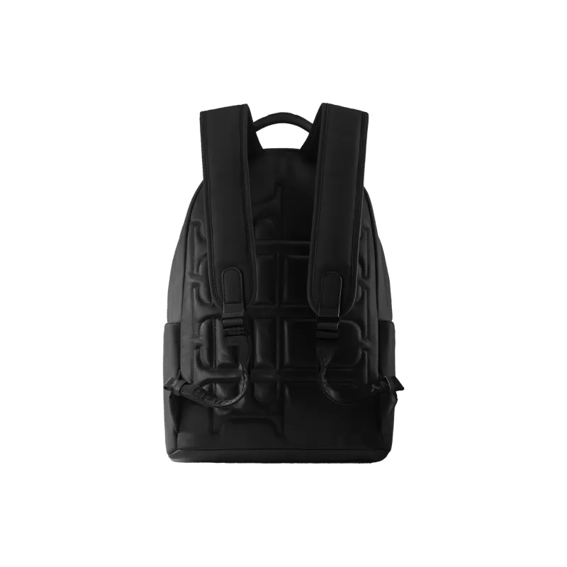 EPIPHQNY Skin Like Fabric Backpack Regular Unisex Black-3