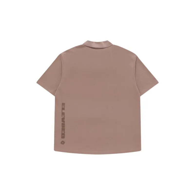 FILA FUSION Polo Shirt Unisex Sauce Plum Pink-1