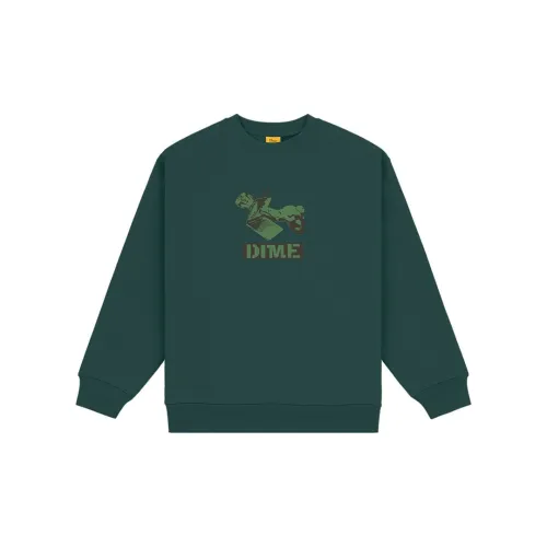 Dime Sweatshirts Unisex Rainforest Green