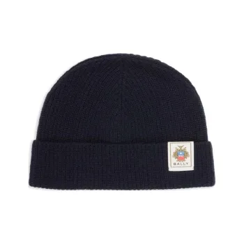BALLY Logo patch Beanie