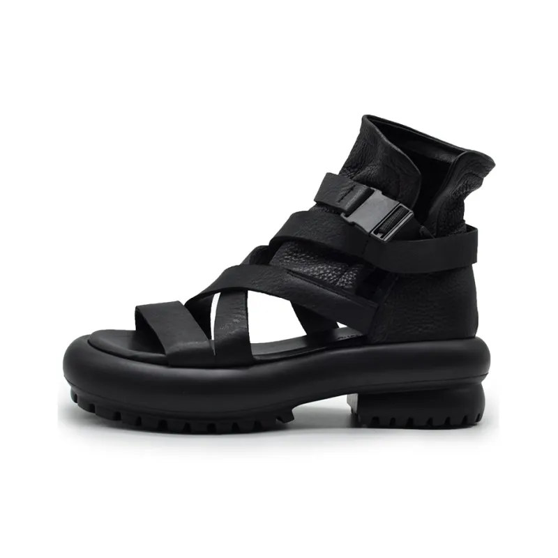 ARTMU Roman Sandals Women's Black-0