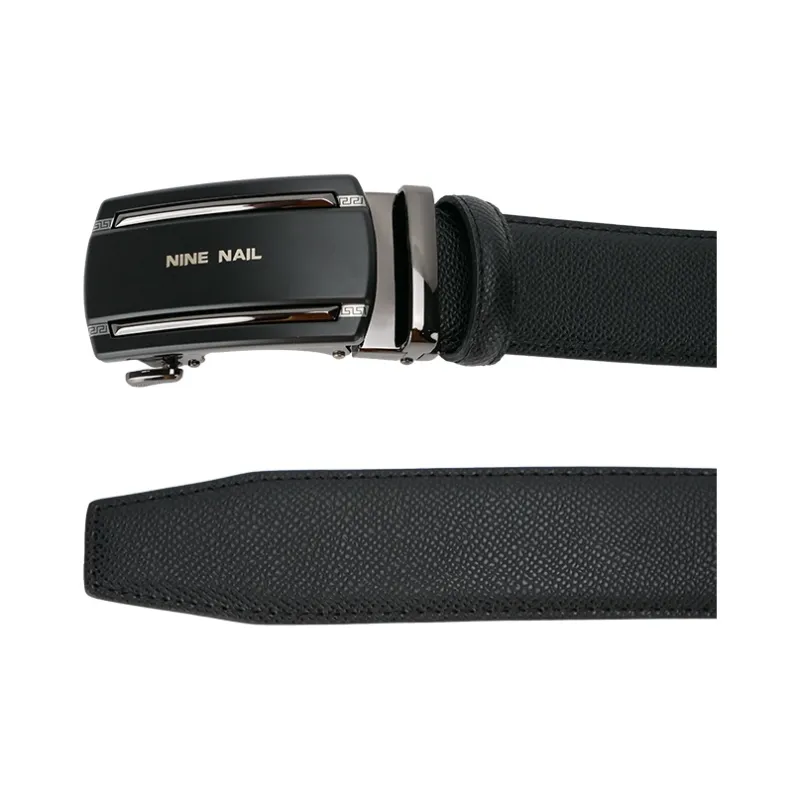 NINE NAIL Nine Section Stud Classic Cow Leather Leather Belts Men's Width  3.5cm-3