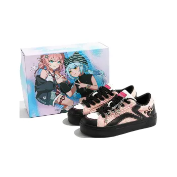 TUOPIN Pie Shoes Music Festival Slip Resistant, Lightweight, And Breathable Low Top Skateboard Shoes Unisex