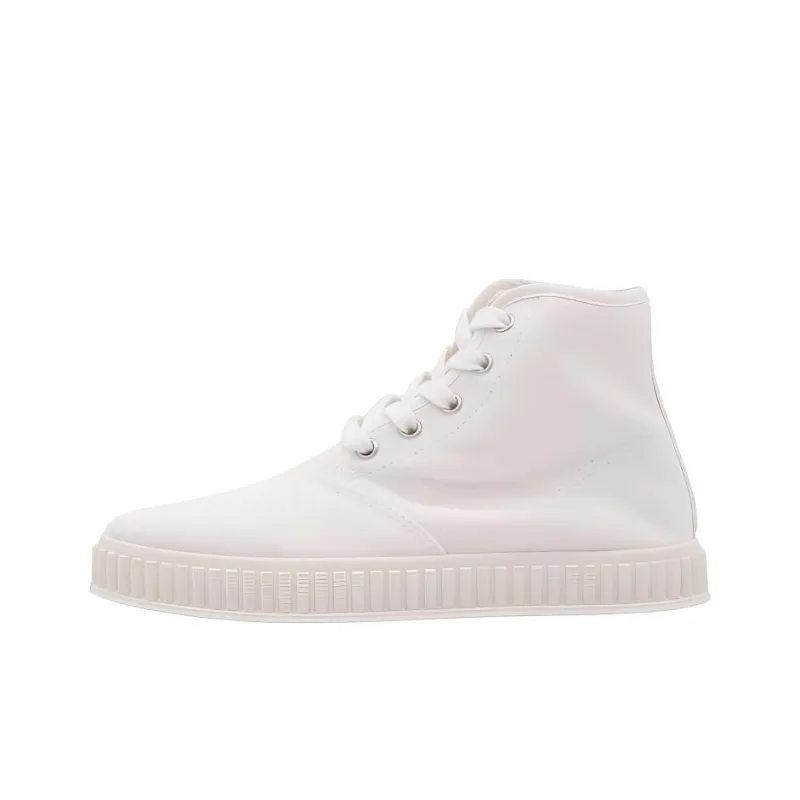 Maison Margiela High-top Cotton Sneakers-0