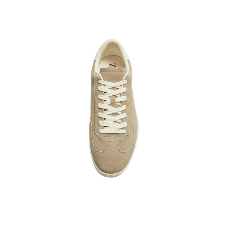 ZARA Low-Top Skateboard Shoes Men's Sand-3