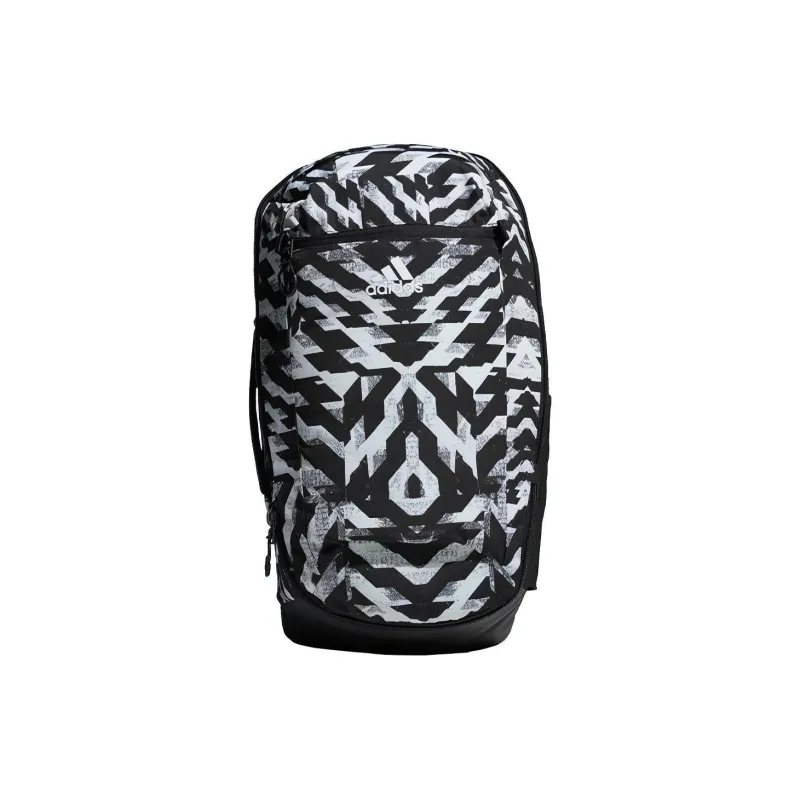 Adidas Polyester Backpack Regular Unisex Black White-0