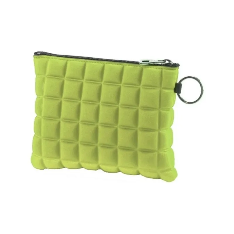 BPRIME 3D Cube Molded Fabric Wallet Women's Neon Green-1