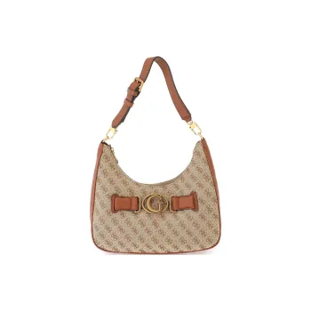 GUESS Polyester Vagabond Bag Handbag Shoulder Bag Women's Beige