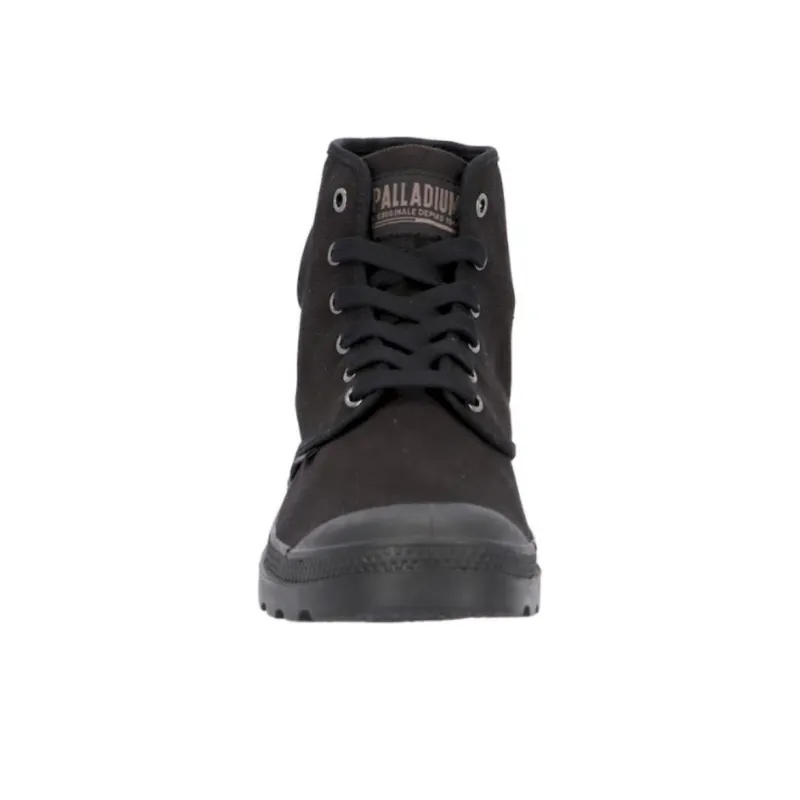 Palladium Pampa Hi Anti Slip Wear Resistant High Top Canvas Shoes Men's Black-4