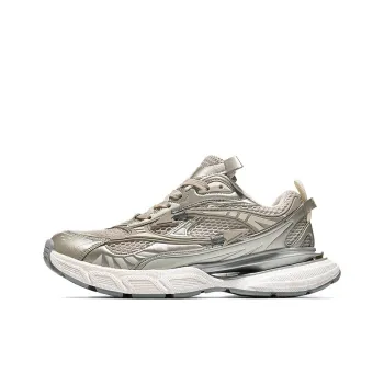 Crow Bear Genesis Series Cushioned Wear-Resistant Breathable Slip-Resistant Couple Chunky Sneakers Unisex Champagne