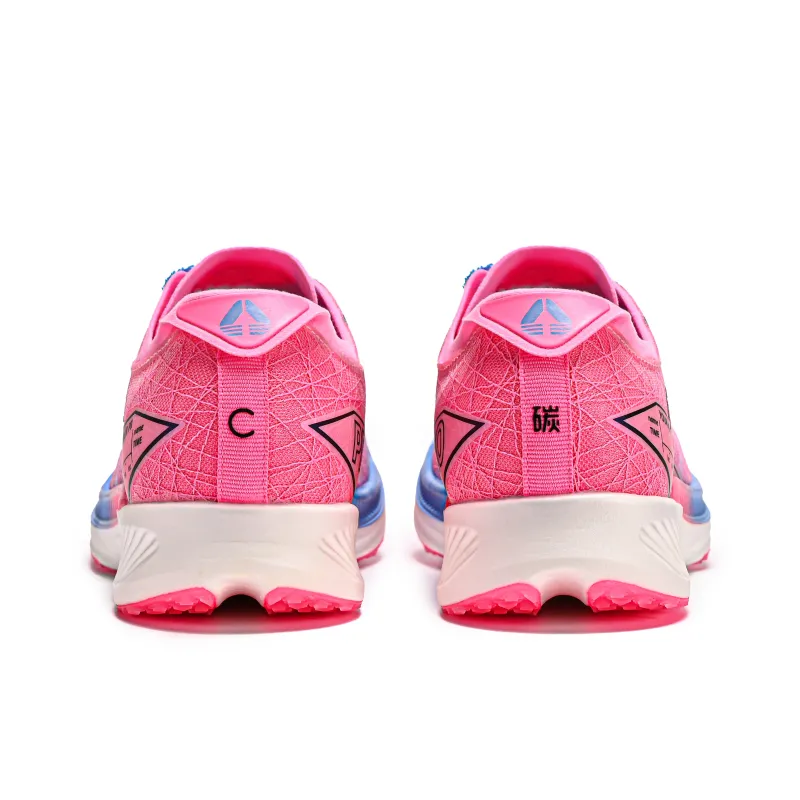 CIERSES Anti Slip Wear Resistant Low Top Running Shoes Unisex Fluorescent Cherry Blossom Pink-2