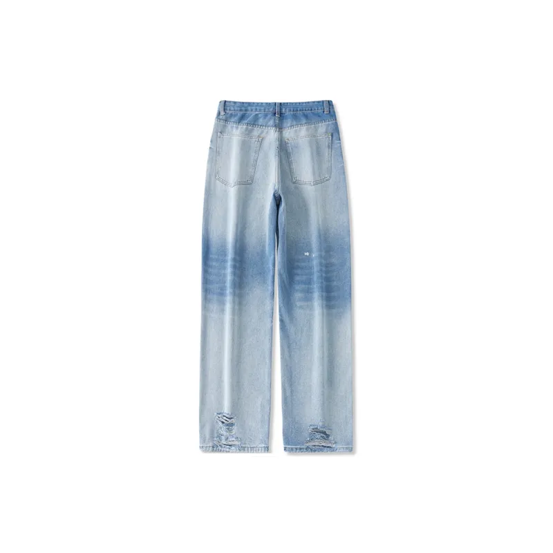 YooMore Jeans Unisex Blue Denim-1
