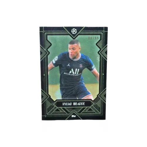Topps DECO France Real Gore-Tex Big Paris Mbappé 99 Edition Soccer Star Card Card Quality Guaranteed Sports Cards 1 Pc