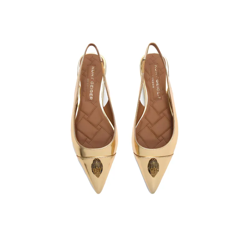 Kurt Geiger London Belgravia Casual Single Shoes Women's Gold-3