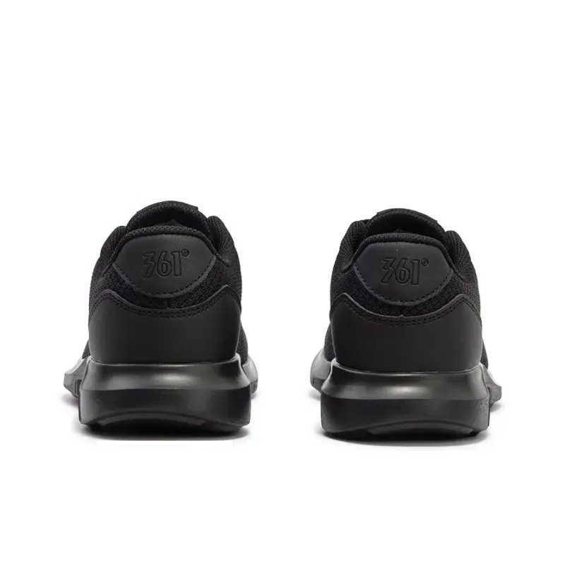 361° Breathable Lightweight Low Top Casual Running Shoes Women's Black-3