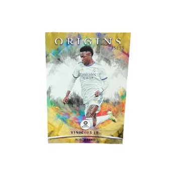 PANINI Obsidian Brazil La Liga Real Madrid Origin Special Card Vinicius Soccer Star Card Pass Through Sports Cards 1 Pc