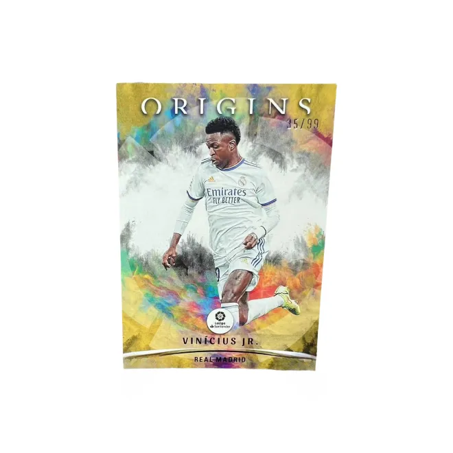 PANINI Obsidian Brazil La Liga Real Madrid Origin Special Card Vinicius Soccer Star Card Pass Through Sports Cards 1 Pc-0